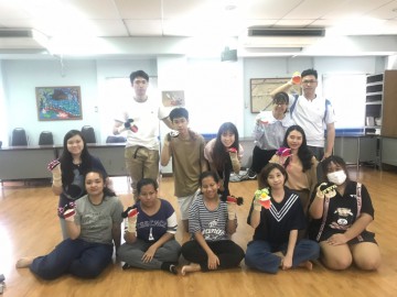 อาสาสมัคร ตุ๊กตาหุ่นมือ 7 ก.ย. 62 Volunteer Producing Hand Puppet Doll for Learning Kits  Sep, 7, 19